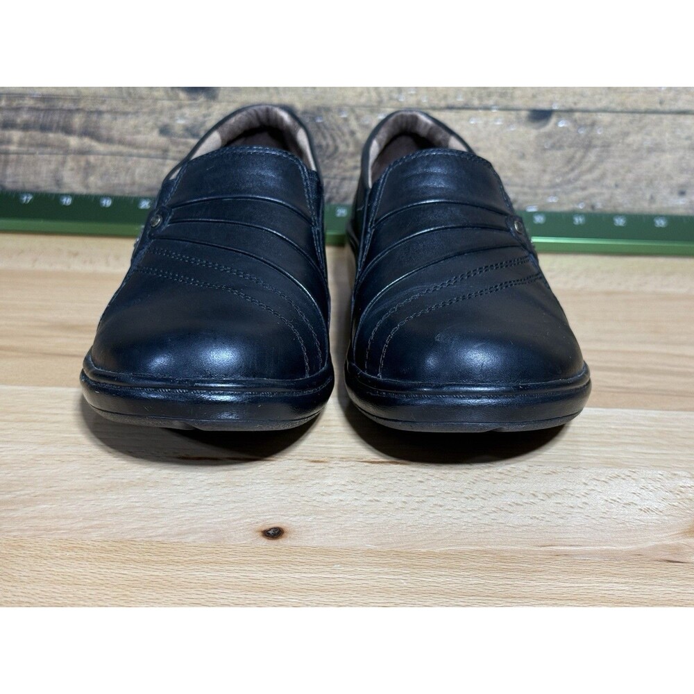 🔥ARAVON DANIELLE-AR AAG08BK Women's Size 9 2A Slip On Black Shoes Excellent - Picture 6 of 8